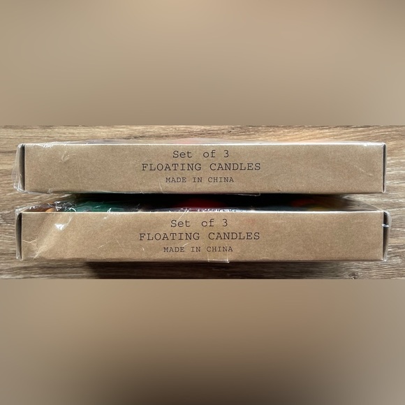 Vintage NIB Tropical Fish Floating Candles Boxes PIER ONE Nautical Beach Theme - Picture 3 of 5